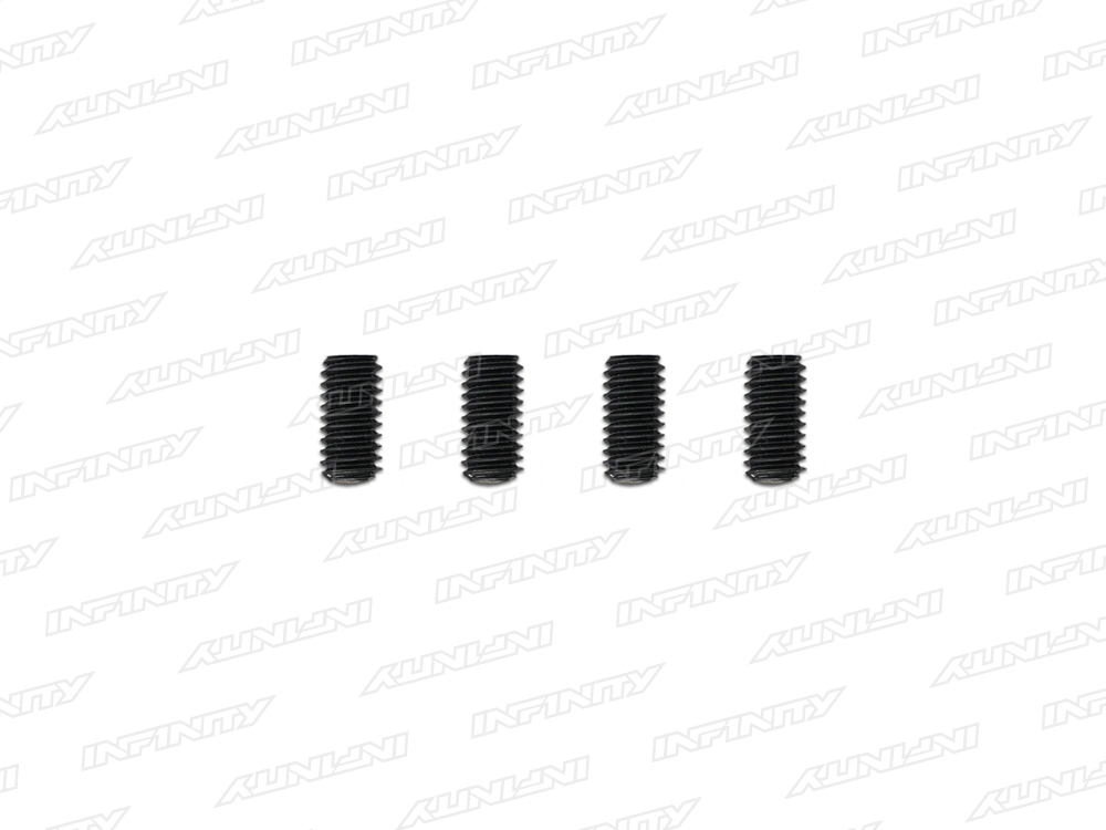 IF18 - SET SCREW M4x8mm ROUND TOP (4pcs)