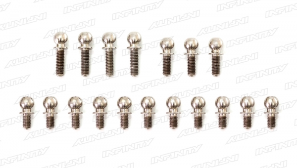 IF14-2 TITANIUM BALL END 4.9mm SET (18pcs)