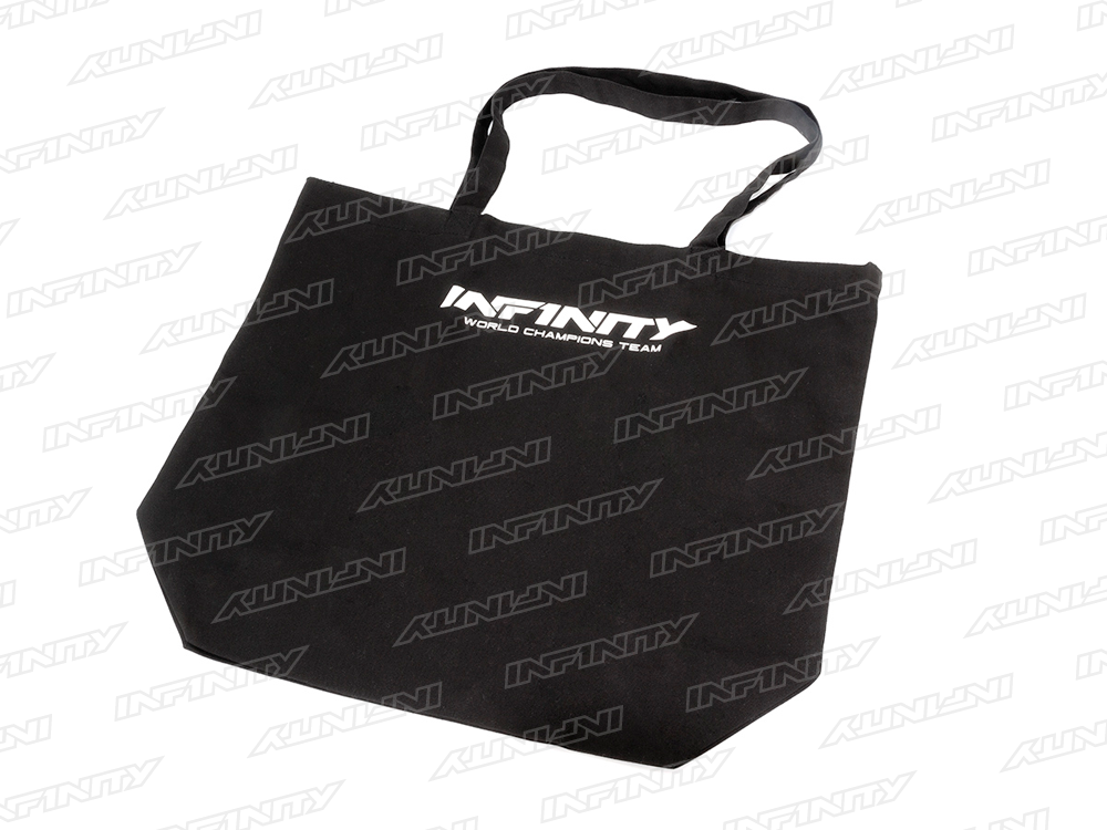 INFINITY CANVAS TOTE BAG (Black/ L size)