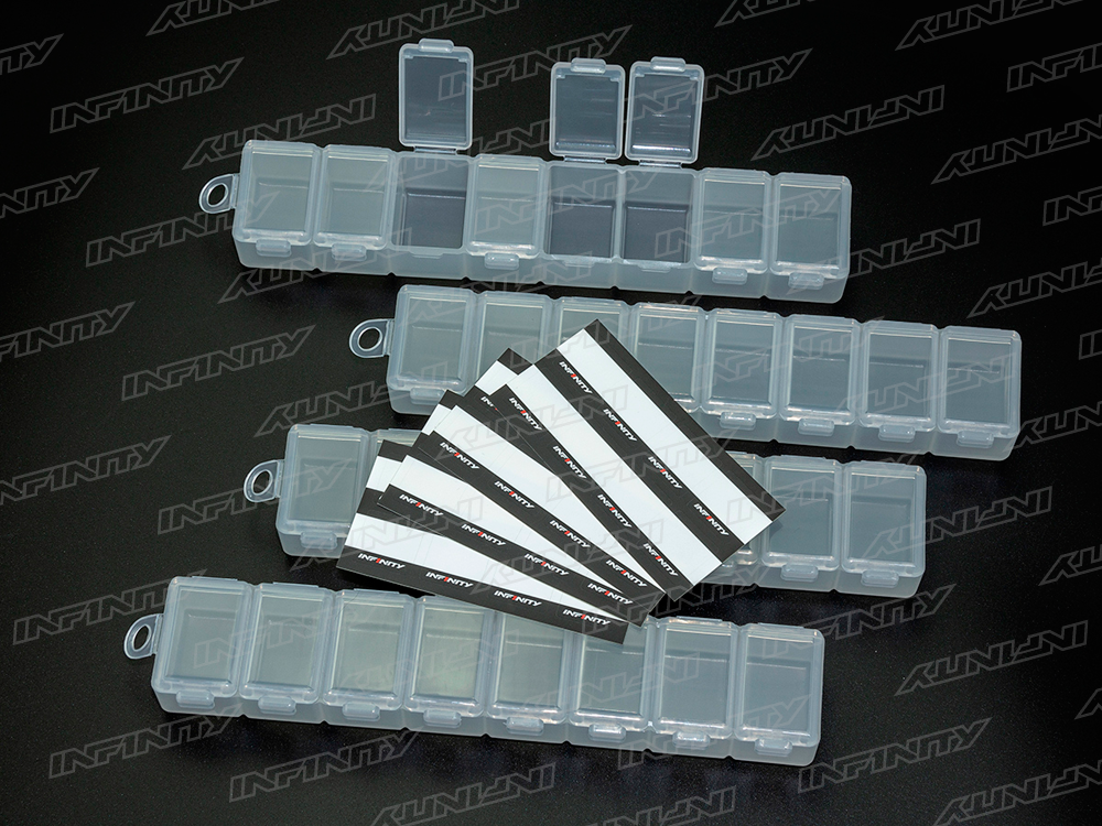 INFINITY SMALL PARTS CASE (8 Compartments/4pcs)