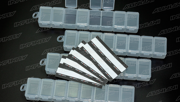 INFINITY SMALL PARTS CASE (8 Compartments/4pcs)