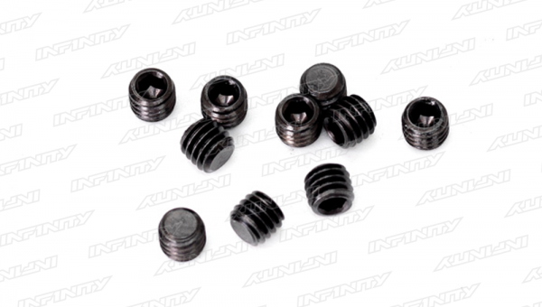 M3x2.5mm SET SCREW (Flat Point/10pcs)