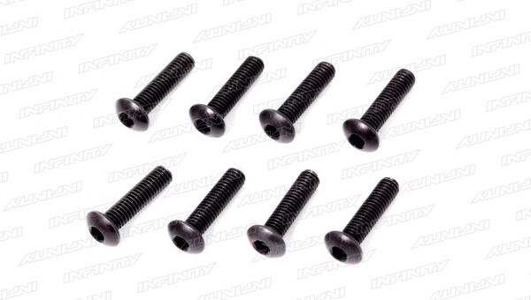 IF18-2 - M3x12mm BUTTON HEAD SCREW (8pcs)