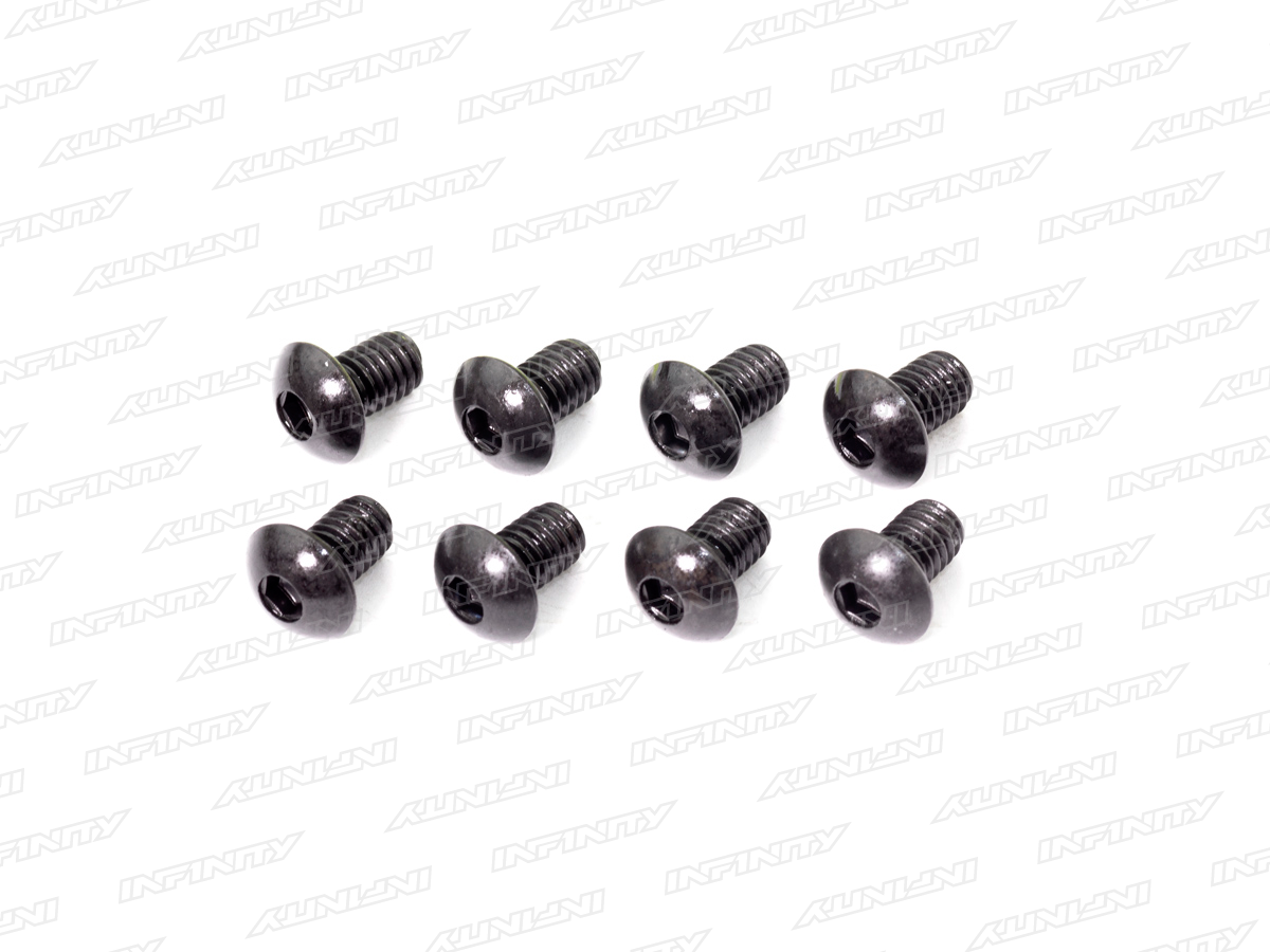 IF18-2 - M4x6mm BUTTON HEAD SCREW (8pcs)