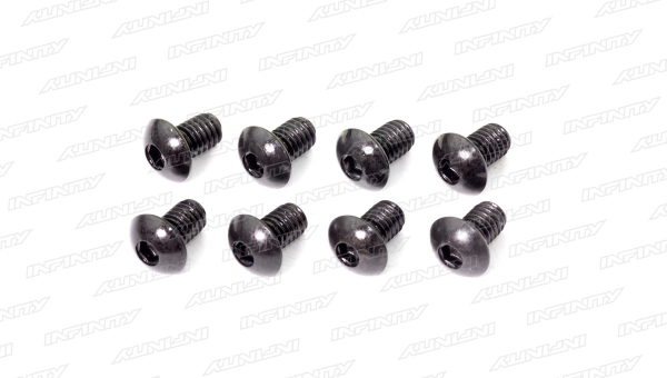 IF18-2 - M4x6mm BUTTON HEAD SCREW (8pcs)