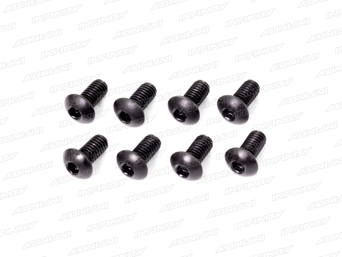 IF18-2 - M4x8mm BUTTON HEAD SCREW (8pcs)