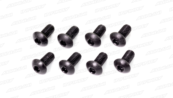 IF18-2 - M4x8mm BUTTON HEAD SCREW (8pcs)