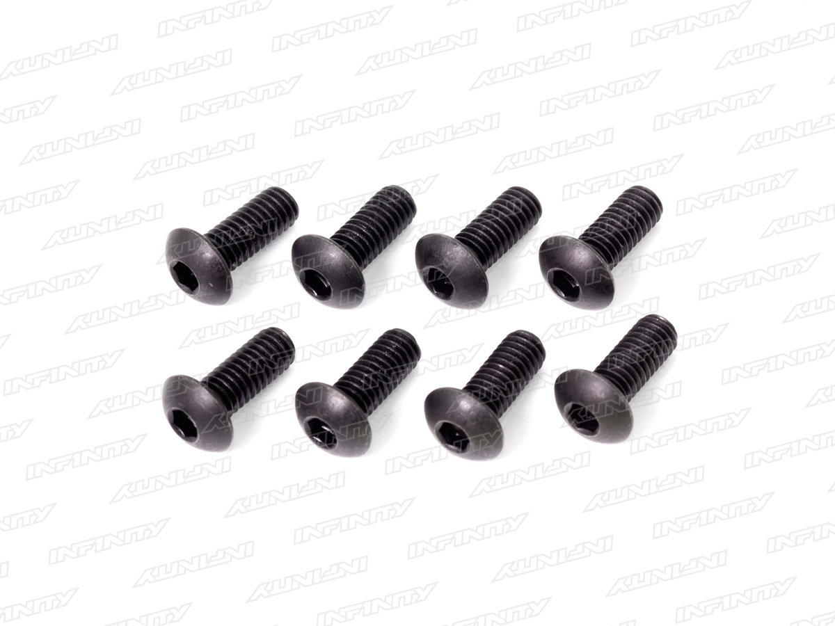 IF18-2 - M4x10mm BUTTON HEAD SCREW (8pcs)