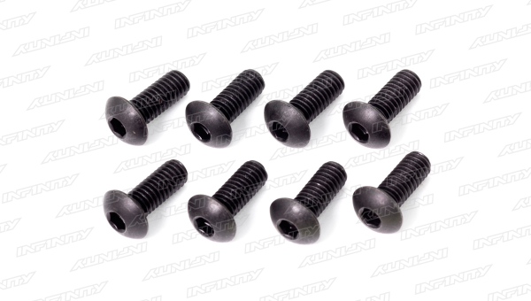 IF18-2 - M4x10mm BUTTON HEAD SCREW (8pcs)