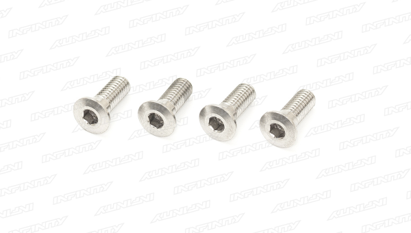 M3x8mm TITANIUM SLIM HEAD SCREW (4pcs)