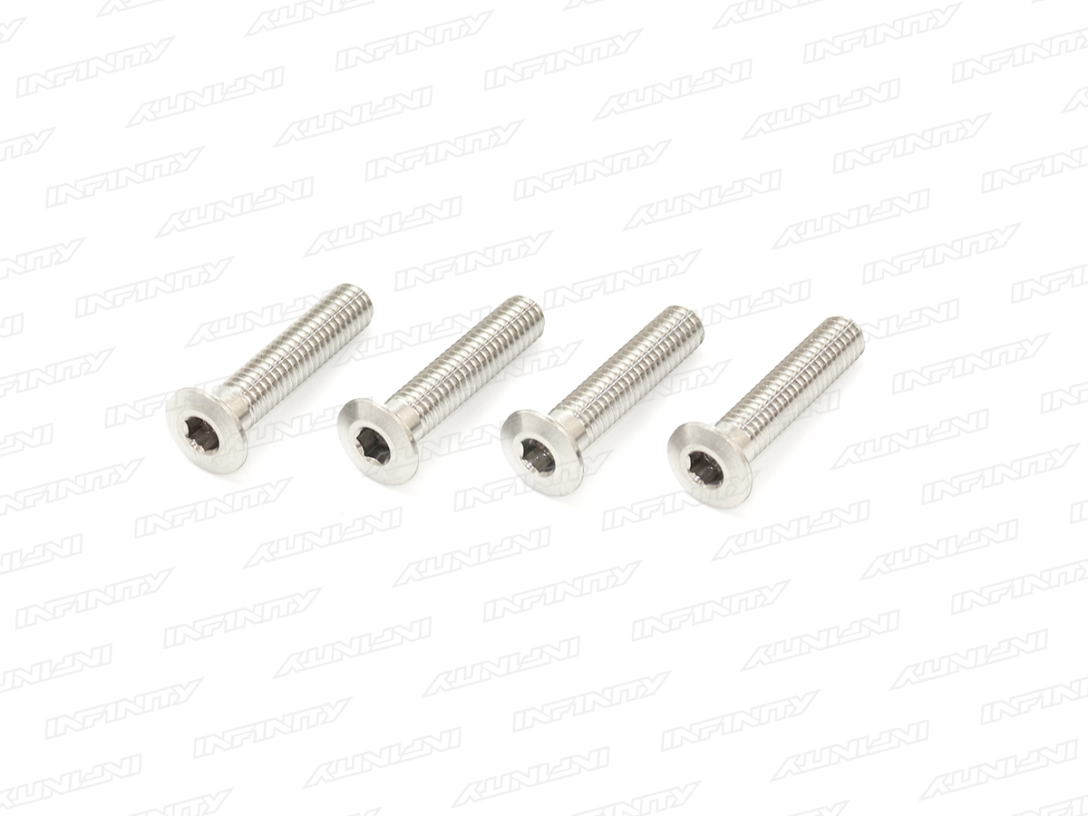 M3x14mm TITANIUM SLIM HEAD SCREW (4pcs)