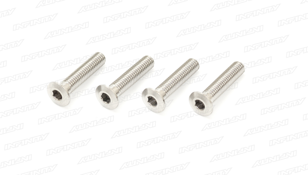 M3x14mm TITANIUM SLIM HEAD SCREW (4pcs)