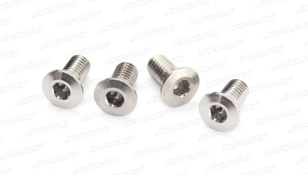 M3x6mm TITANIUM SLIM HEAD SCREW (4pcs)