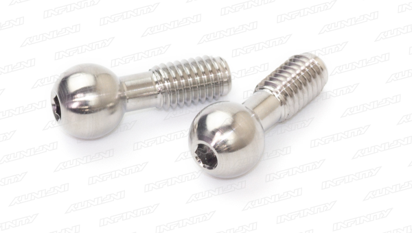 TITANIUM BALL SCREW φ8mm (Rear/2pcs)