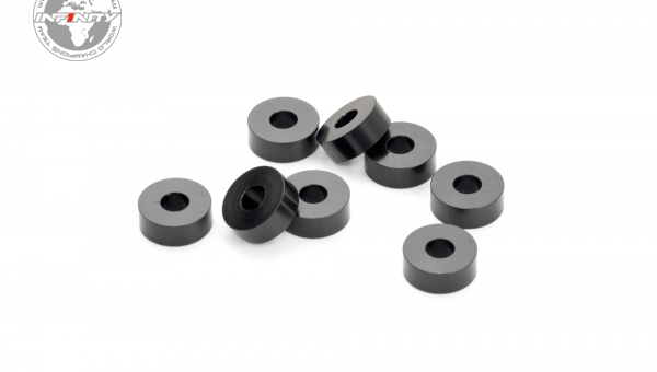 ALUMINUM WASHER 3x8x3.0mm (Black/8pcs)