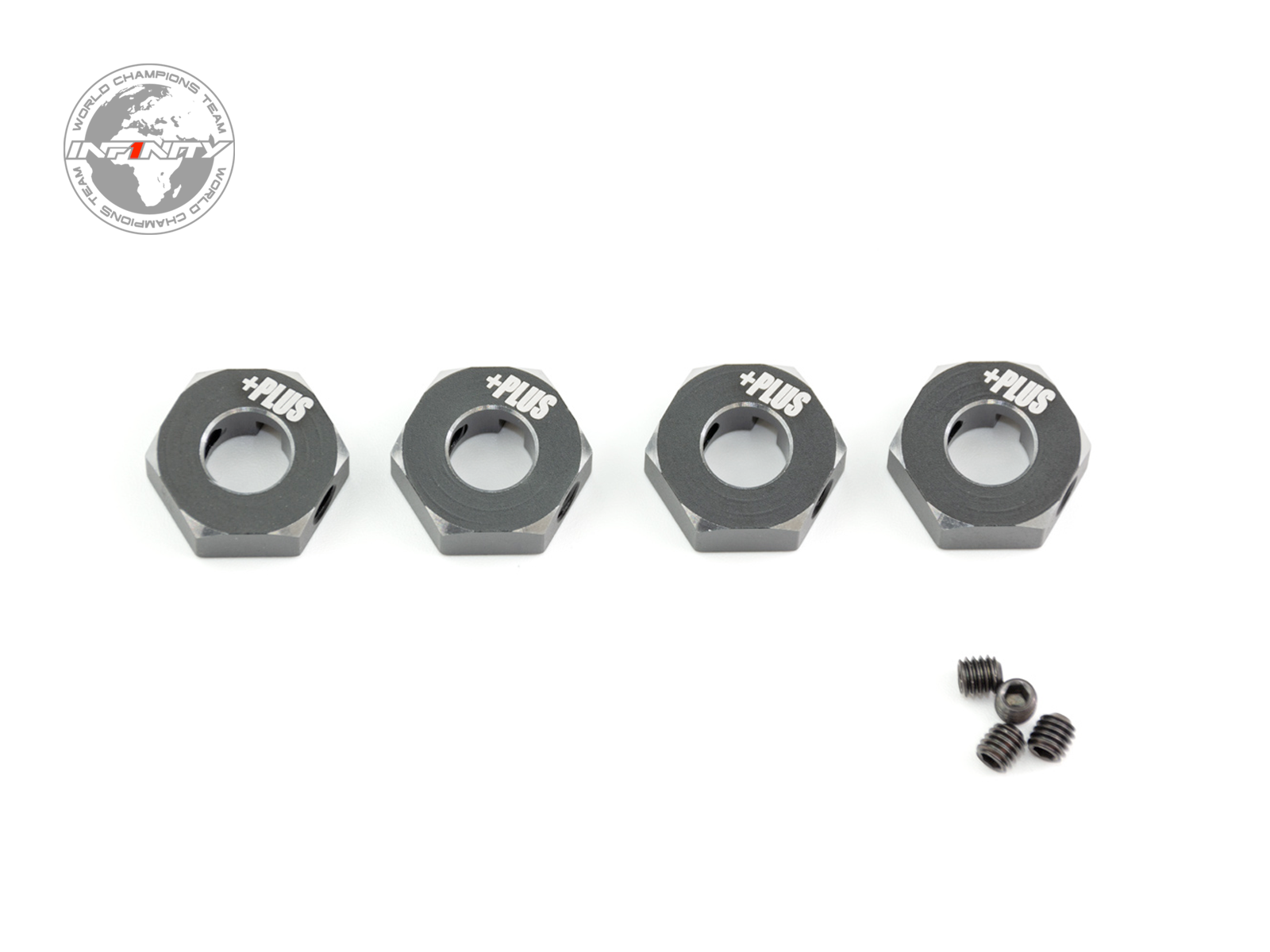 ALUMINUM WHEEL HEX HUB Type-B (4pcs/IF15-2)