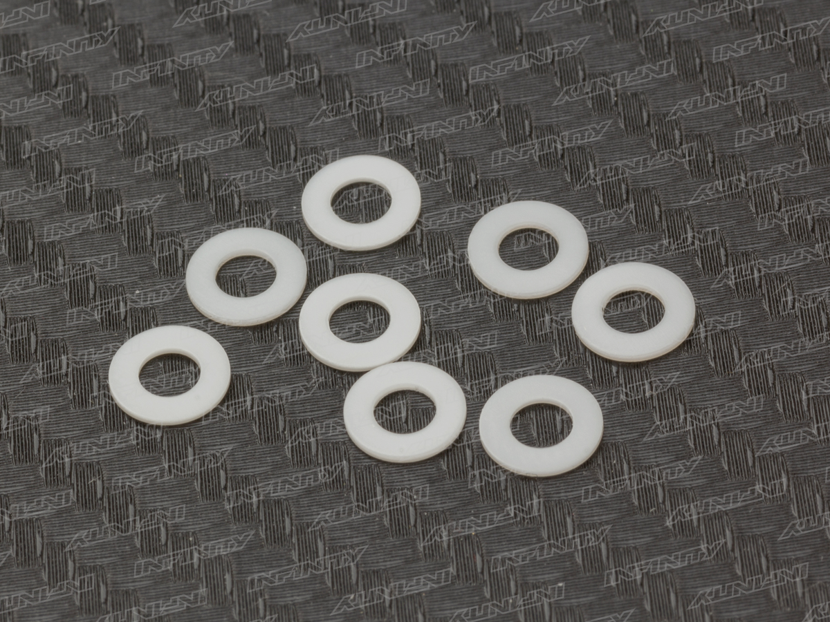 ULTRA LOW FRICTION WASHER 3x6.5x0.5mm (8pcs)