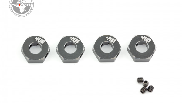 ALUMINUM WHEEL HEX HUB Type-B (4pcs/IF15-2)