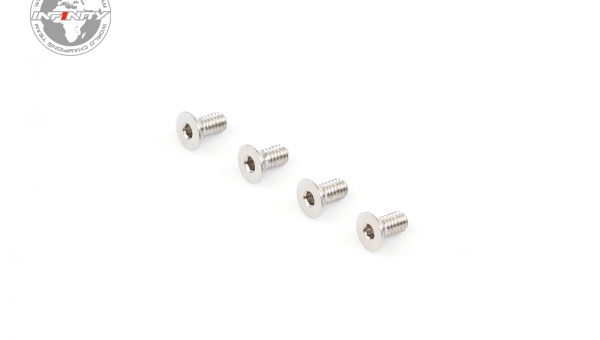 M2.5x5mm MC TITANIUM FLAT HEAD SCREW (4pcs)
