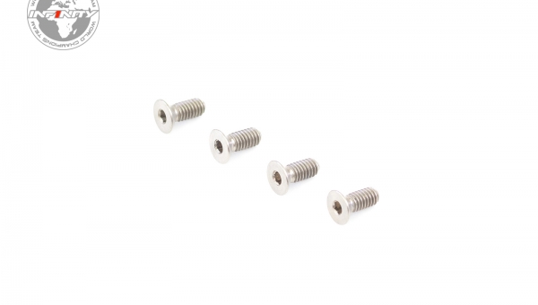 M2.5x6mm MC TITANIUM FLAT HEAD SCREW (4pcs)