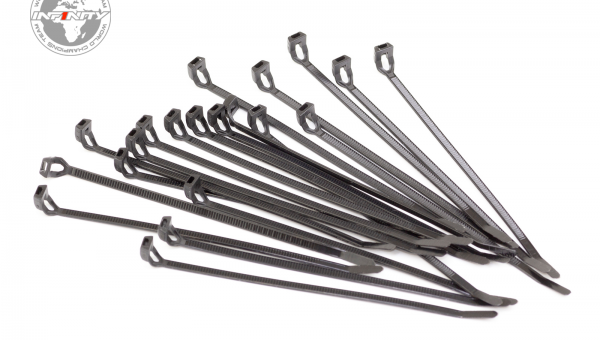 LOW HEAD NYLON CABLE-TIE (20pcs/Black)