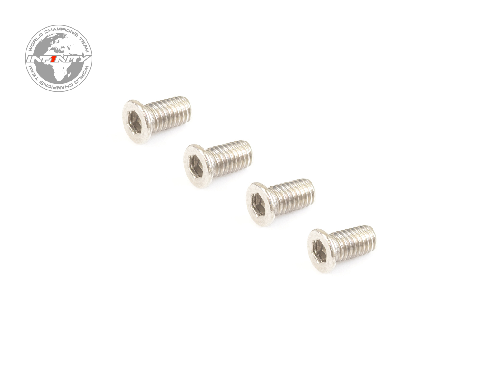 M3x6mm STAINLESS THIN FLAT HEAD SCREW (4pcs)