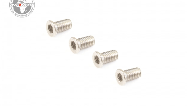 M3x6mm STAINLESS THIN FLAT HEAD SCREW (4pcs)