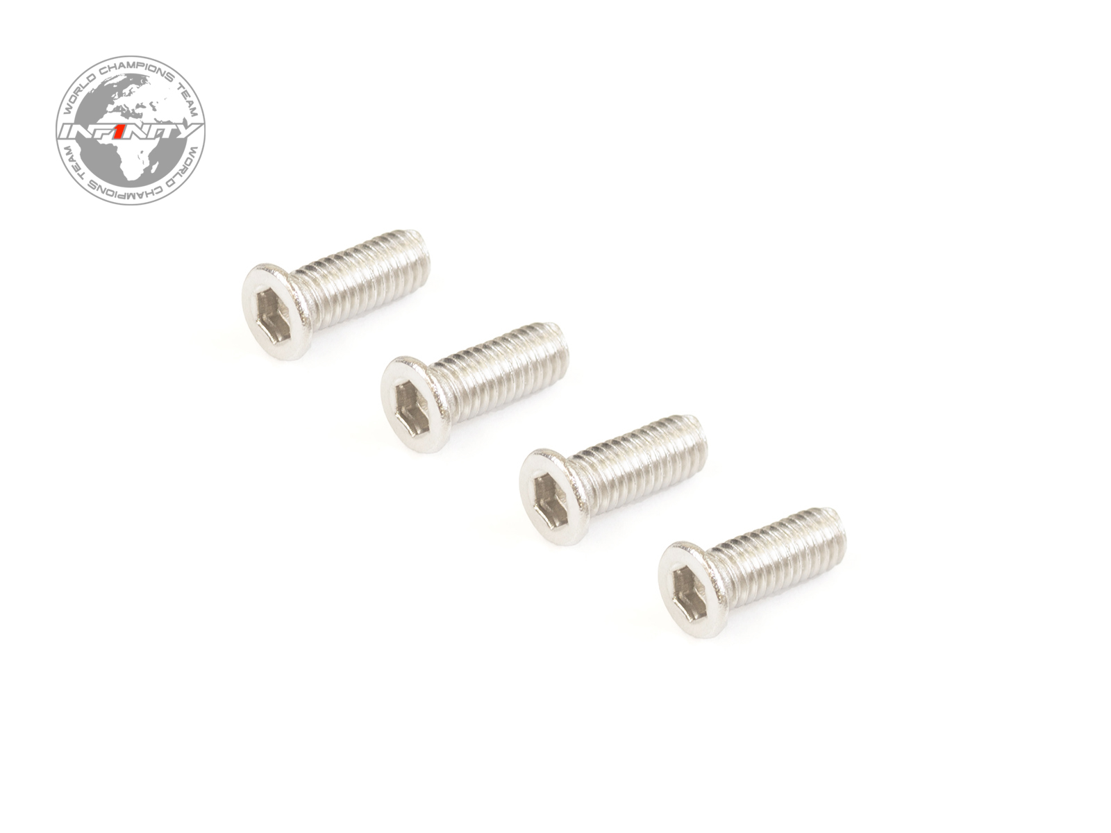 M3x8mm STAINLESS THIN FLAT HEAD SCREW (4pcs)
