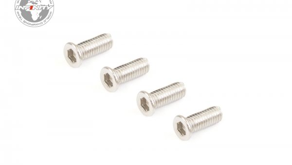 M3x8mm STAINLESS THIN FLAT HEAD SCREW (4pcs)