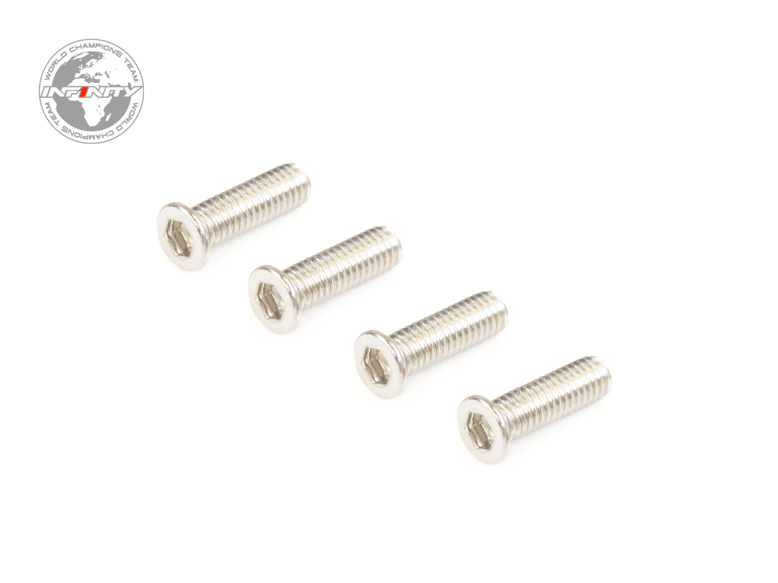M3x10mm STAINLESS THIN FLAT HEAD SCREW (4pcs)