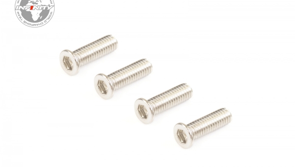 M3x10mm STAINLESS THIN FLAT HEAD SCREW (4pcs)