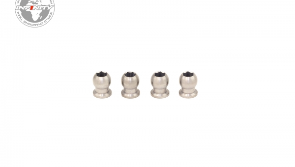 ALU 4.9mm FLANGED BALL (4pcs)
