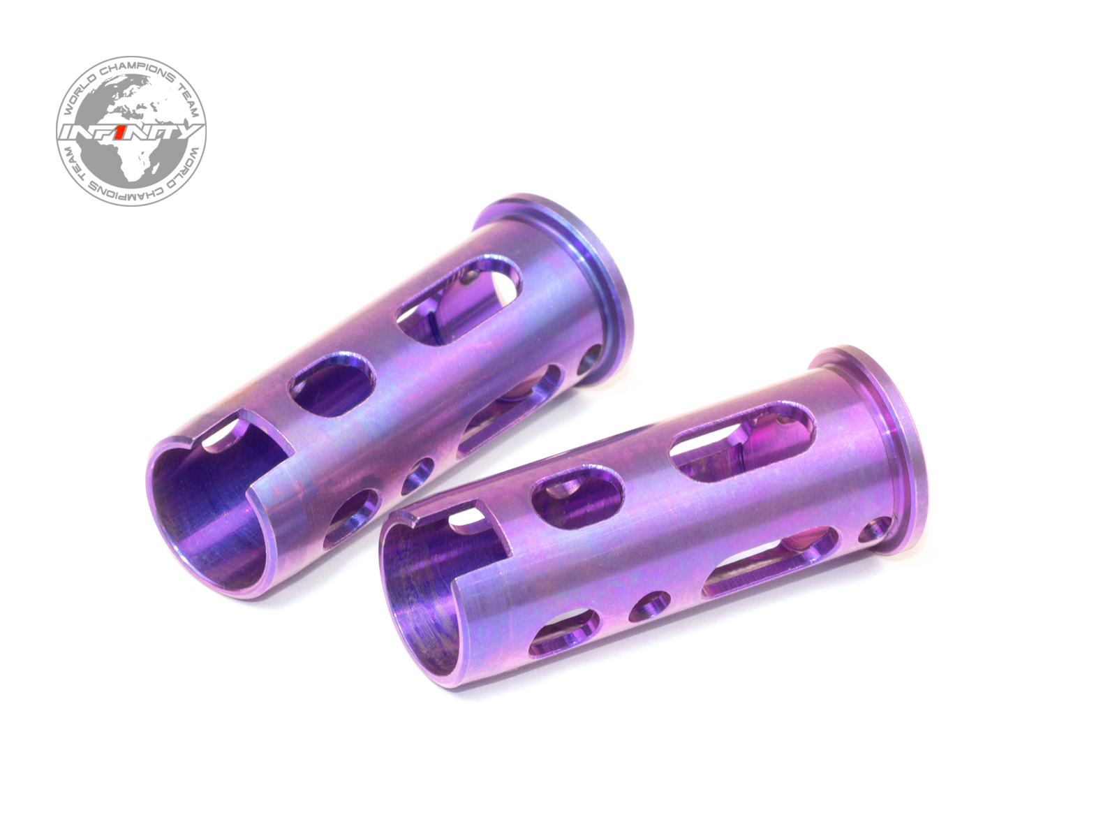LIGHTWEIGHT Ti FRONT WHEEL SHAFT (2pcs)