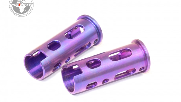 LIGHTWEIGHT Ti FRONT WHEEL SHAFT (2pcs)
